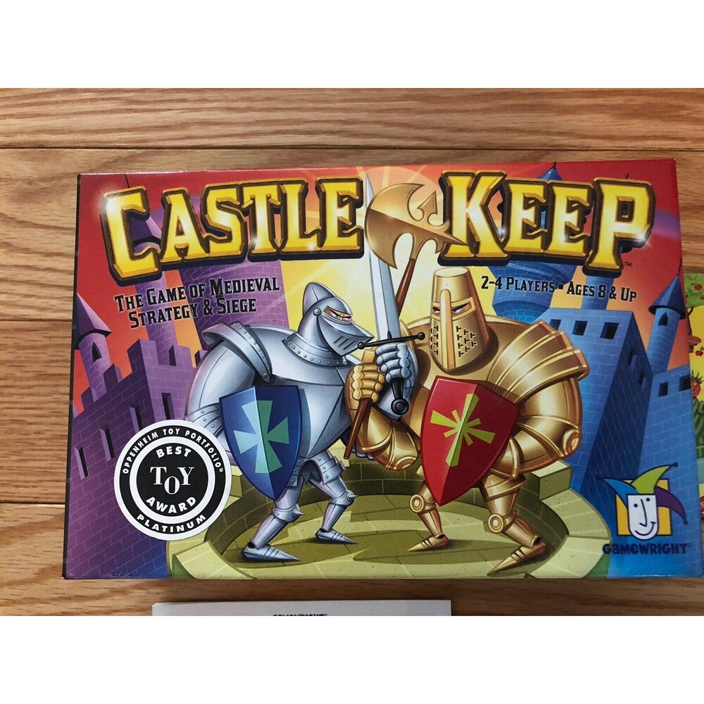 GameWright Castle Keep Game of Medieval‎ Strategy & Siege 2-4 Players Complete